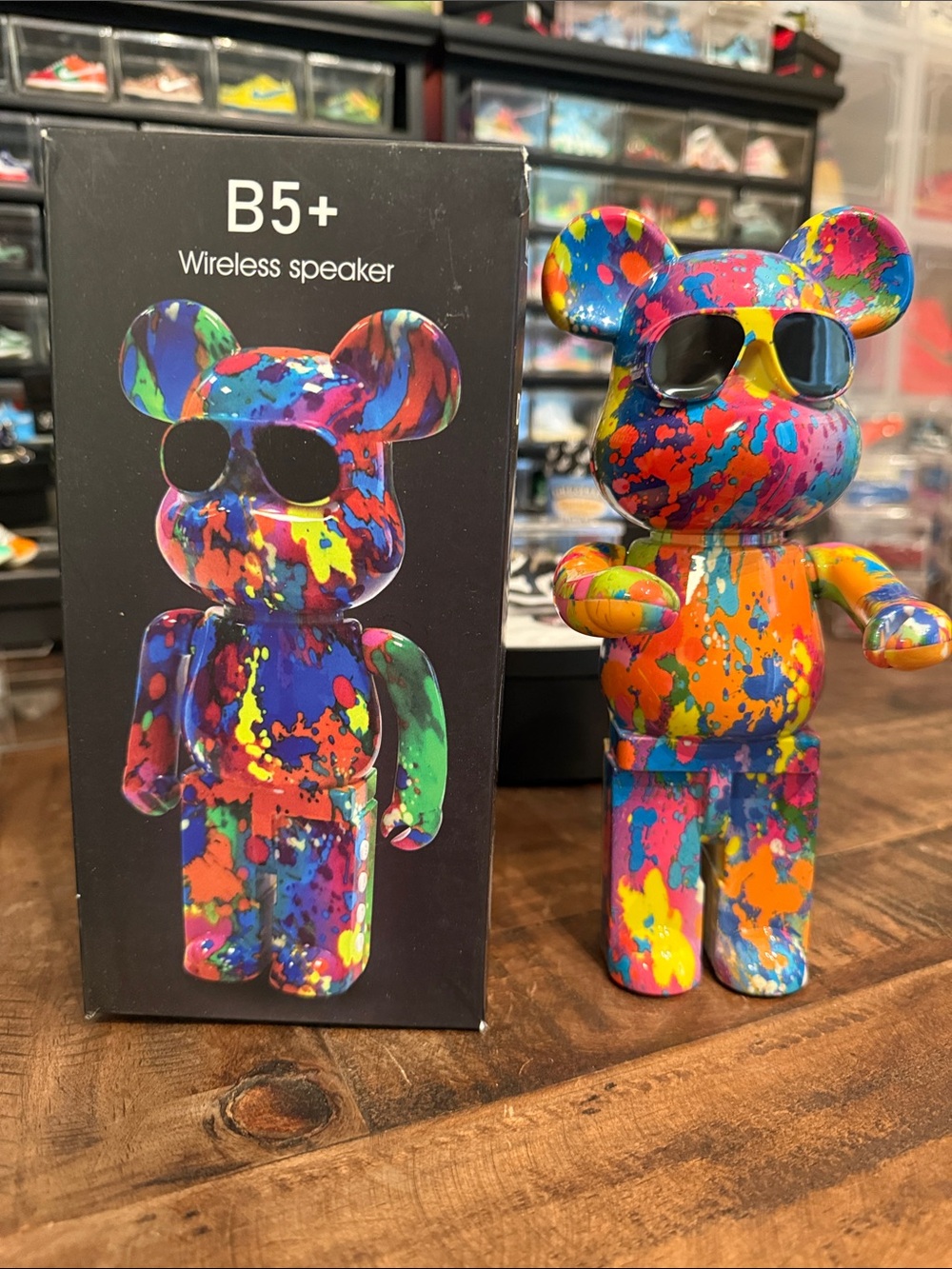 ORIGINAL B5+ Wireless Bluetooth Graffiti Bear Speaker new in the box